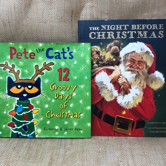 Other - Christmas book set of 2 - Pete & Santa